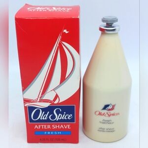 New Vtg Old Spice After Shave Fresh And Invigorating 4.25 Oz Full With Box